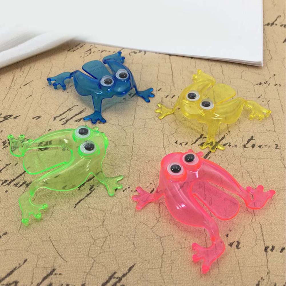 Jumping Frog Finger Press Toys - Set of 10 by HitMyNeed