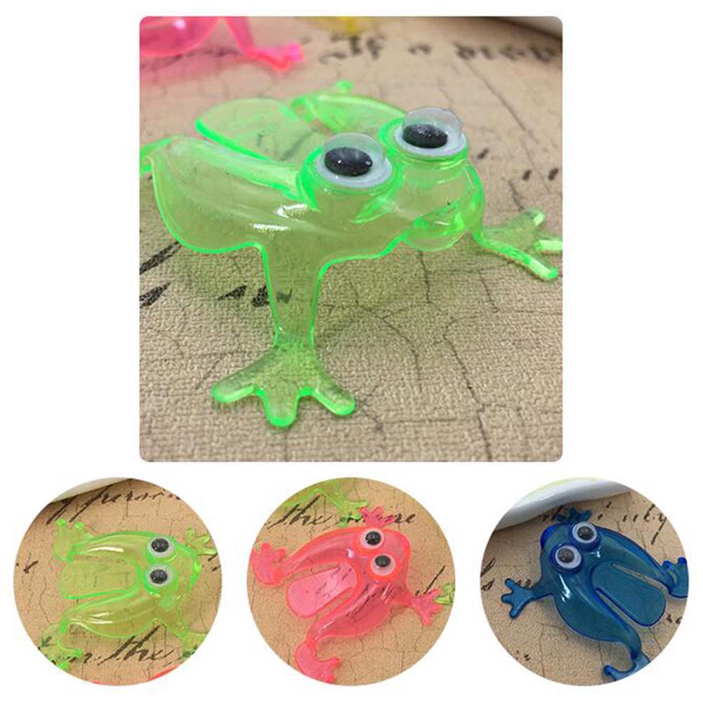Jumping Frog Finger Press Toys - Set of 10 by HitMyNeed