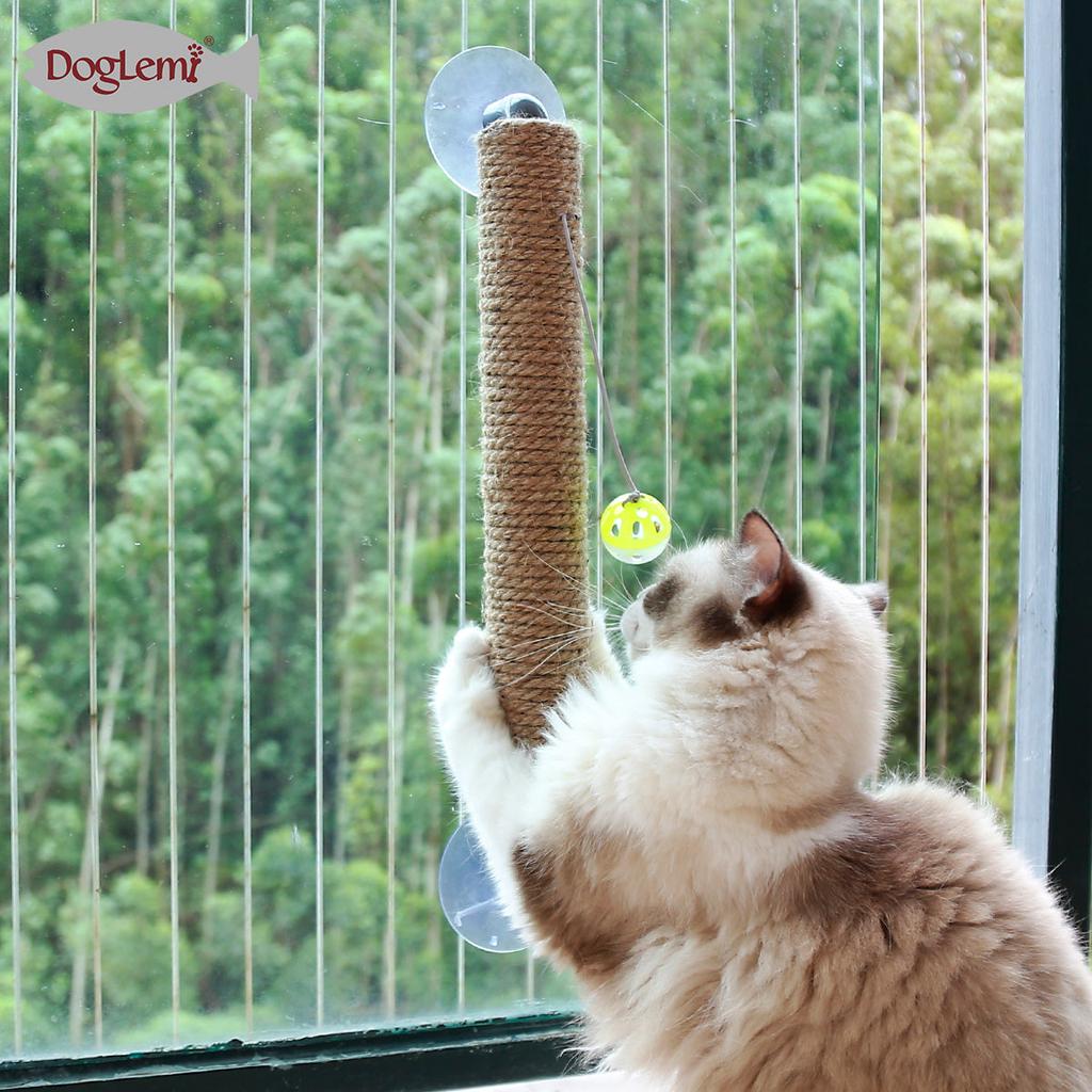 Jute Wall Mounted Cat Scratching Post by HitMyNeed