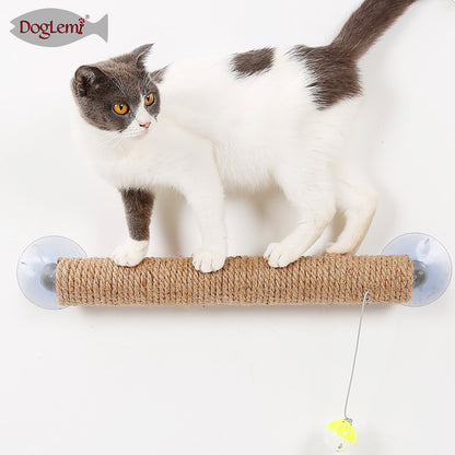 Jute Wall Mounted Cat Scratching Post by HitMyNeed
