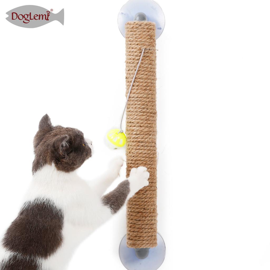 Jute Wall Mounted Cat Scratching Post by HitMyNeed