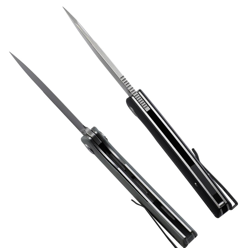 K110 Steel Folding Knife with G10 Micarta Handle 21cm by HitMyNeed