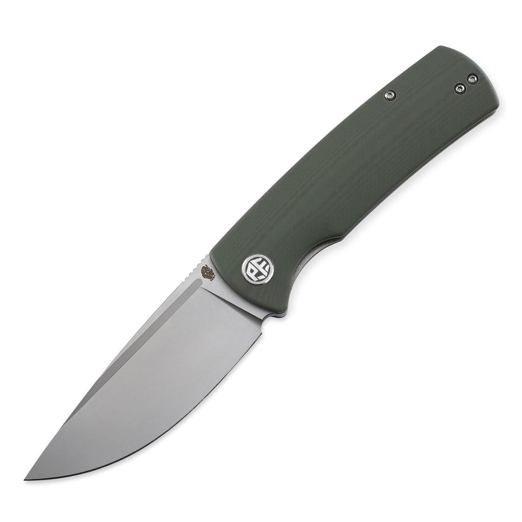 K110 Steel Folding Knife with G10 Micarta Handle 21cm pfp01gr by HitMyNeed