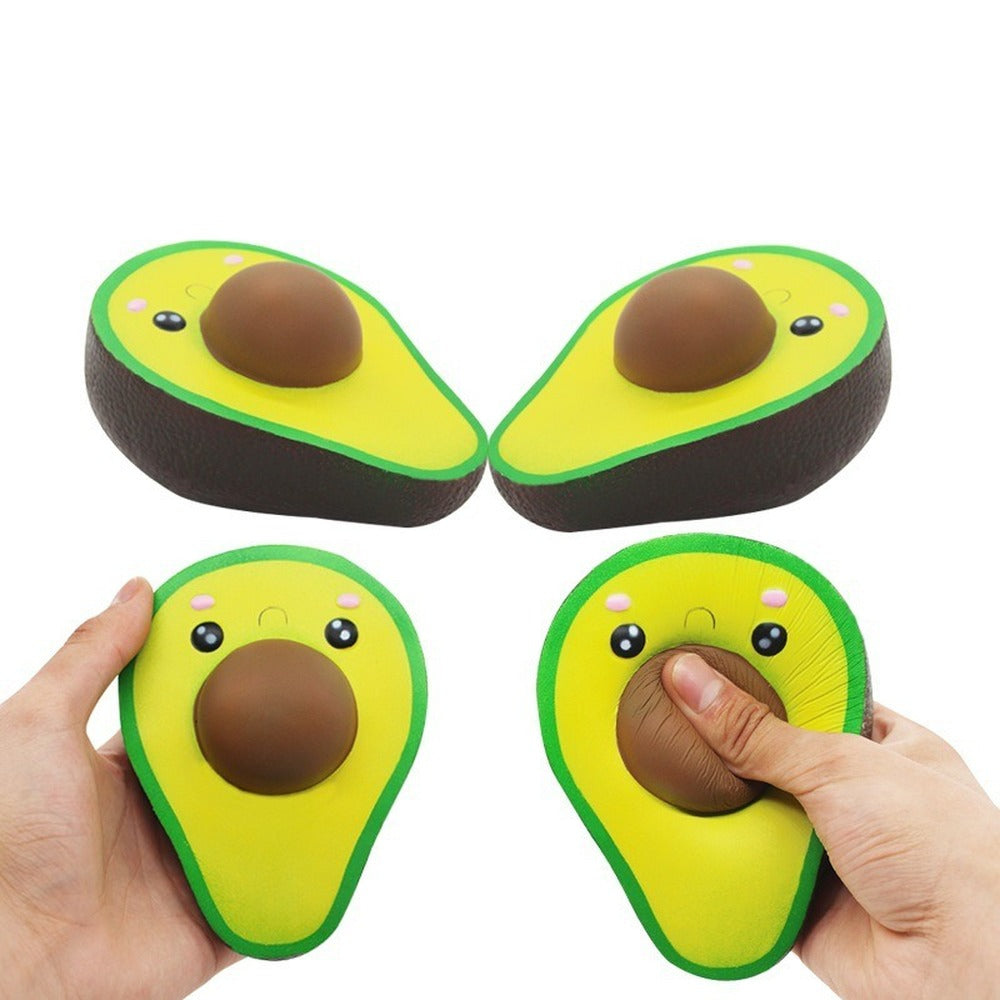 Kawaii Avocado Anti-Stress Squishy Toy by HitMyNeed