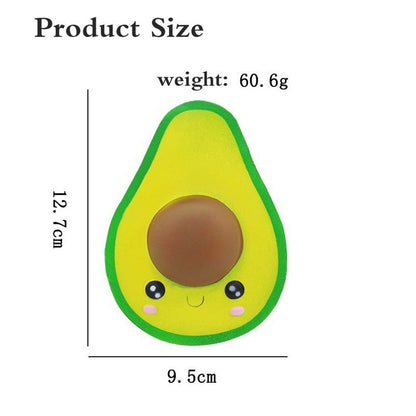 Kawaii Avocado Anti-Stress Squishy Toy by HitMyNeed
