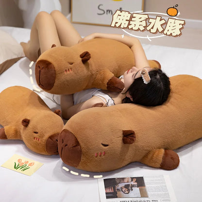 Kawaii Capybara Plush Pillow 60-100cm with Wings by HitMyNeed