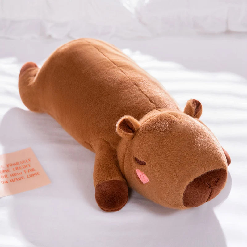 Kawaii Capybara Plush Pillow 60-100cm with Wings shy-capybara-mb about-60cm by HitMyNeed
