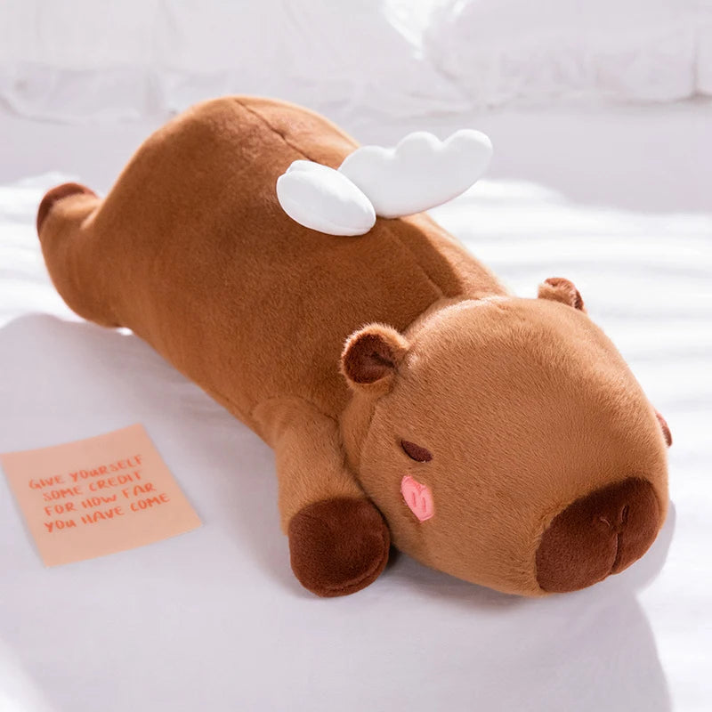 Kawaii Capybara Plush Pillow 60-100cm with Wings wings-capybara-mb about-60cm by HitMyNeed