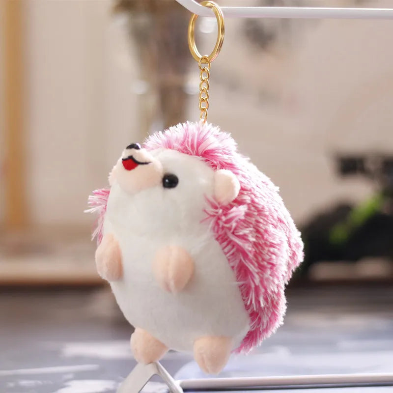 Kawaii Plush Hedgehog Keychain Bag & Car Accessory by HitMyNeed