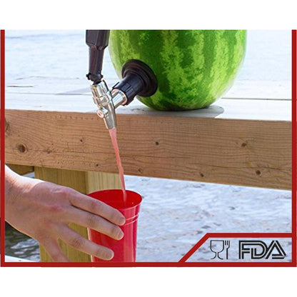 Keg Tap Pumpkin and Watermelon Dispenser Kit by HitMyNeed