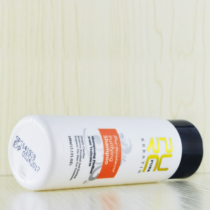 Keratin Hair Treatment & Purifying Shampoo Set 100ml by HitMyNeed
