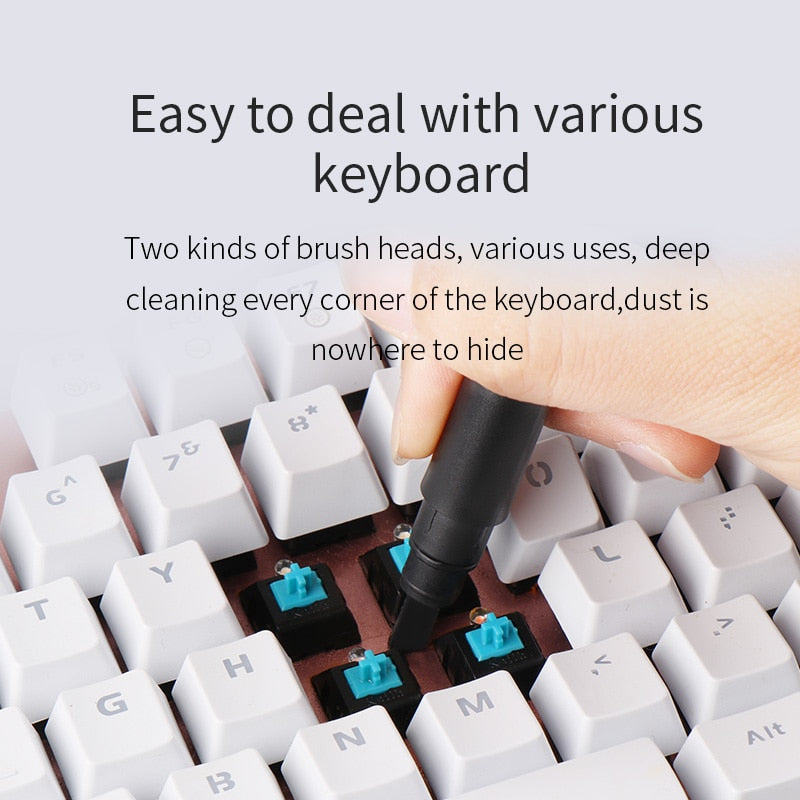 Keyboard Cleaning Brush with Dual Dust Heads by HitMyNeed