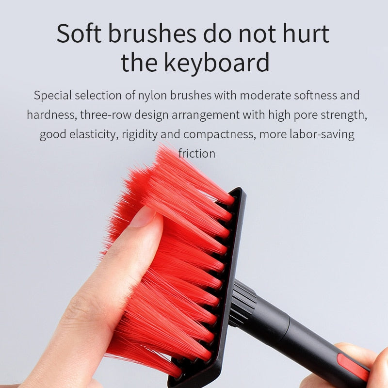 Keyboard Cleaning Brush with Dual Dust Heads by HitMyNeed