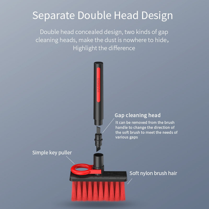 Keyboard Cleaning Brush with Dual Dust Heads by HitMyNeed