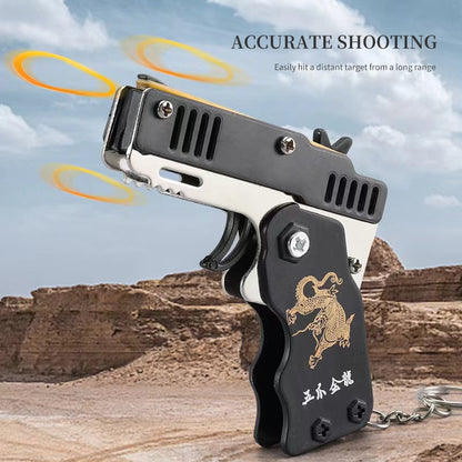 Keychain Rubber Band Shooting Toy Pistol by HitMyNeed