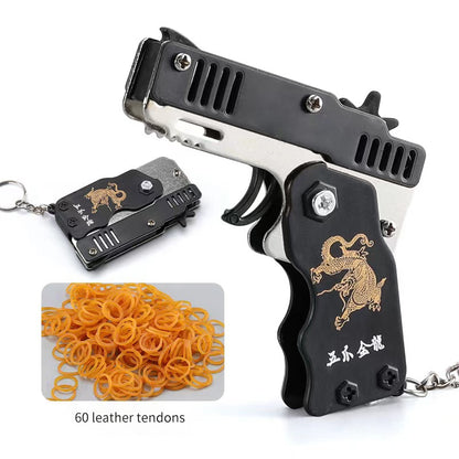 Keychain Rubber Band Shooting Toy Pistol by HitMyNeed