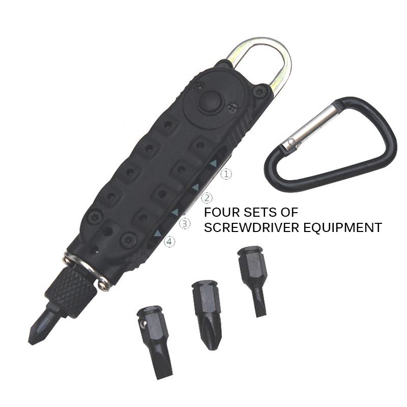 Keychain Screwdriver Pocket Tool with LED Light by HitMyNeed