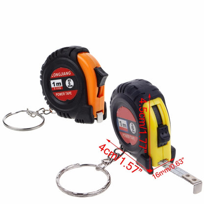 Keychain Tape Measure 1m Portable Ruler by HitMyNeed
