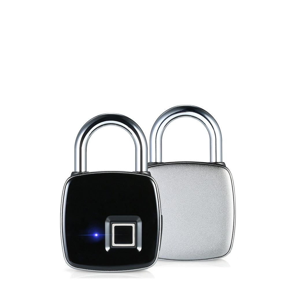 Keyless Fingerprint Padlock with Rechargeable Battery by HitMyNeed