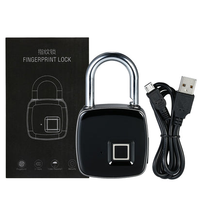 Keyless Fingerprint Padlock with Rechargeable Battery by HitMyNeed