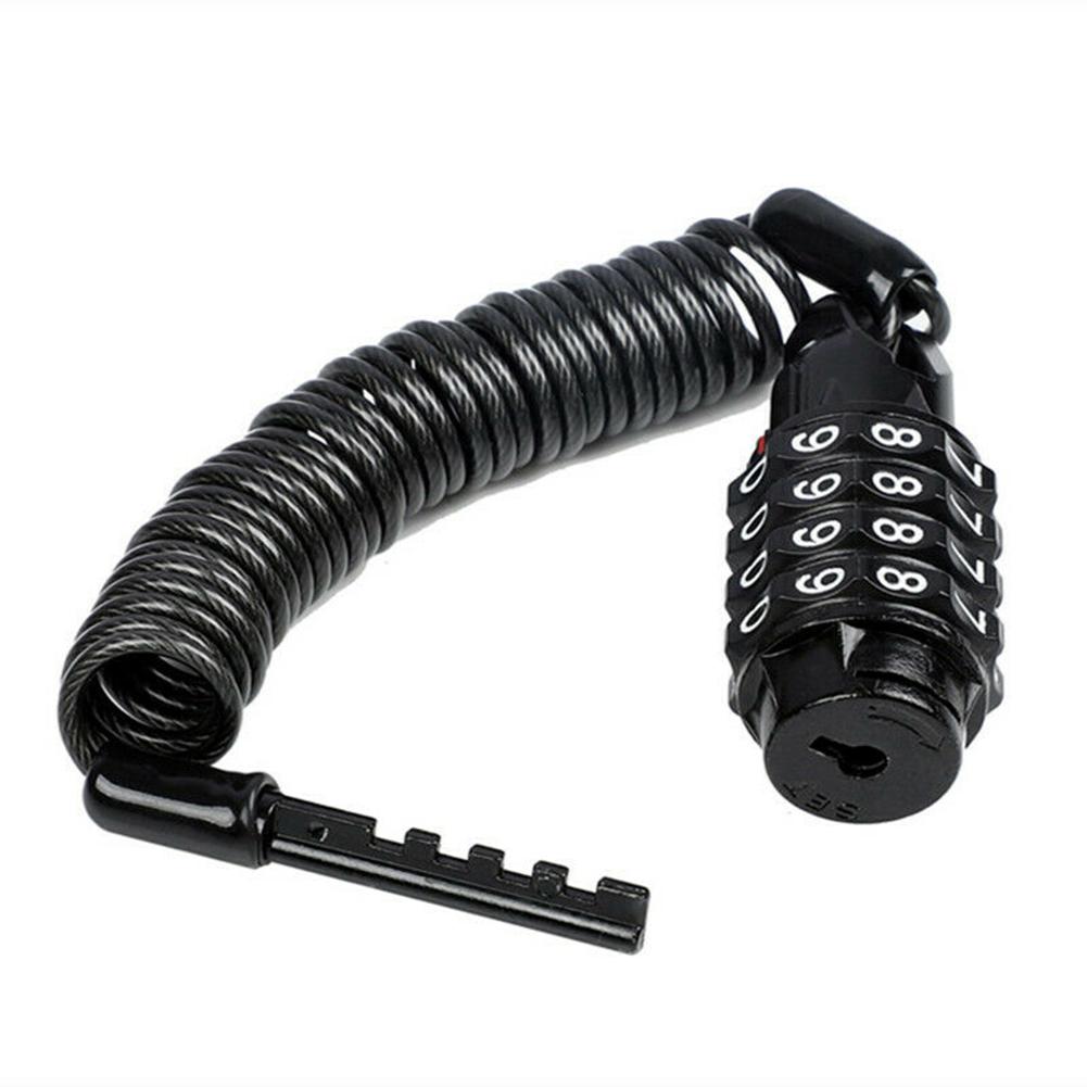 Keyless Retractable Helmet Lock for Bikes by HitMyNeed