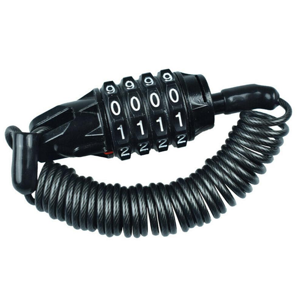Keyless Retractable Helmet Lock for Bikes by HitMyNeed