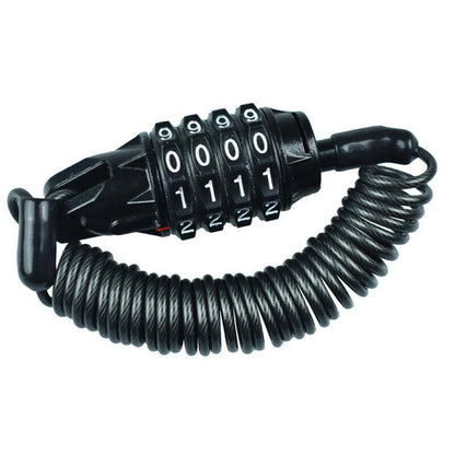 Keyless Retractable Helmet Lock for Bikes by HitMyNeed