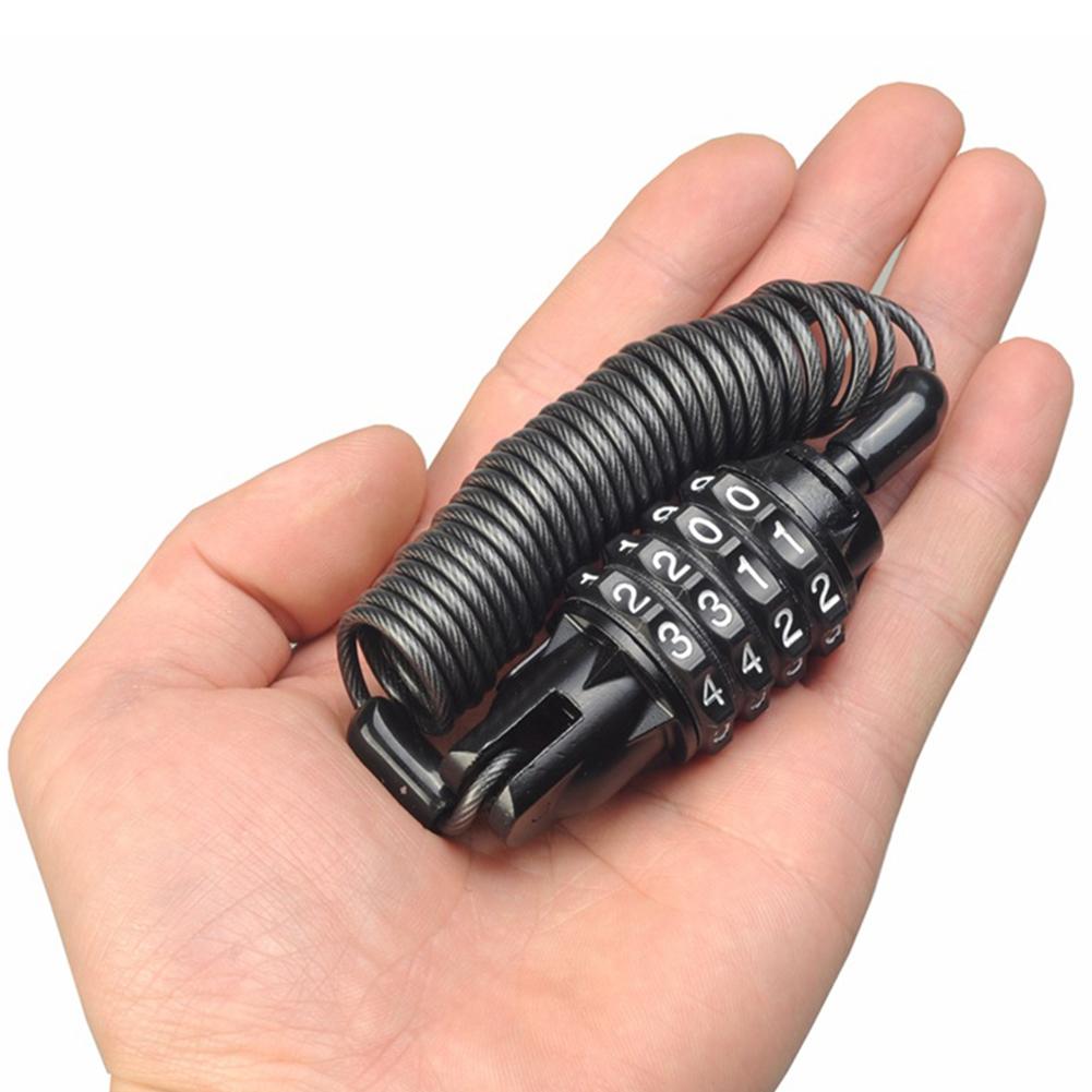 Keyless Retractable Helmet Lock for Bikes by HitMyNeed