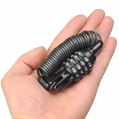 Keyless Retractable Helmet Lock for Bikes by HitMyNeed