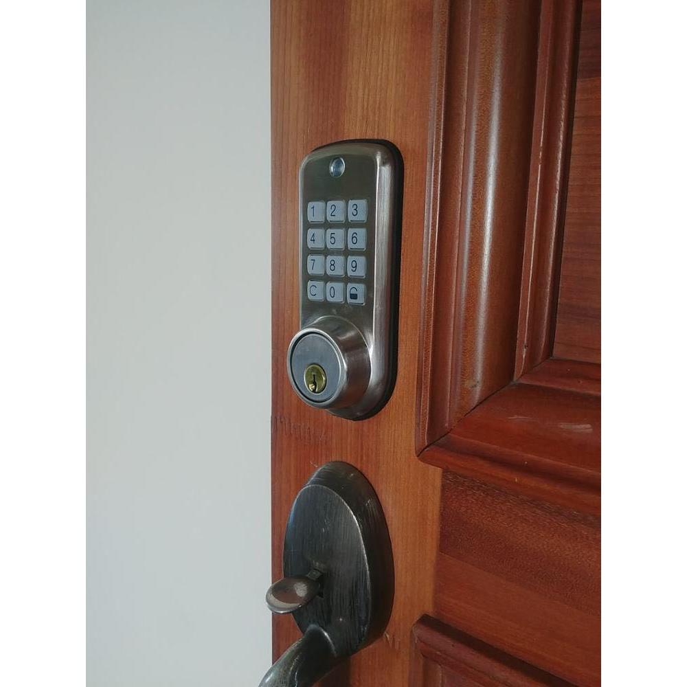 Keypad Door Lock with Alarm & Mechanical Key Backup by HitMyNeed