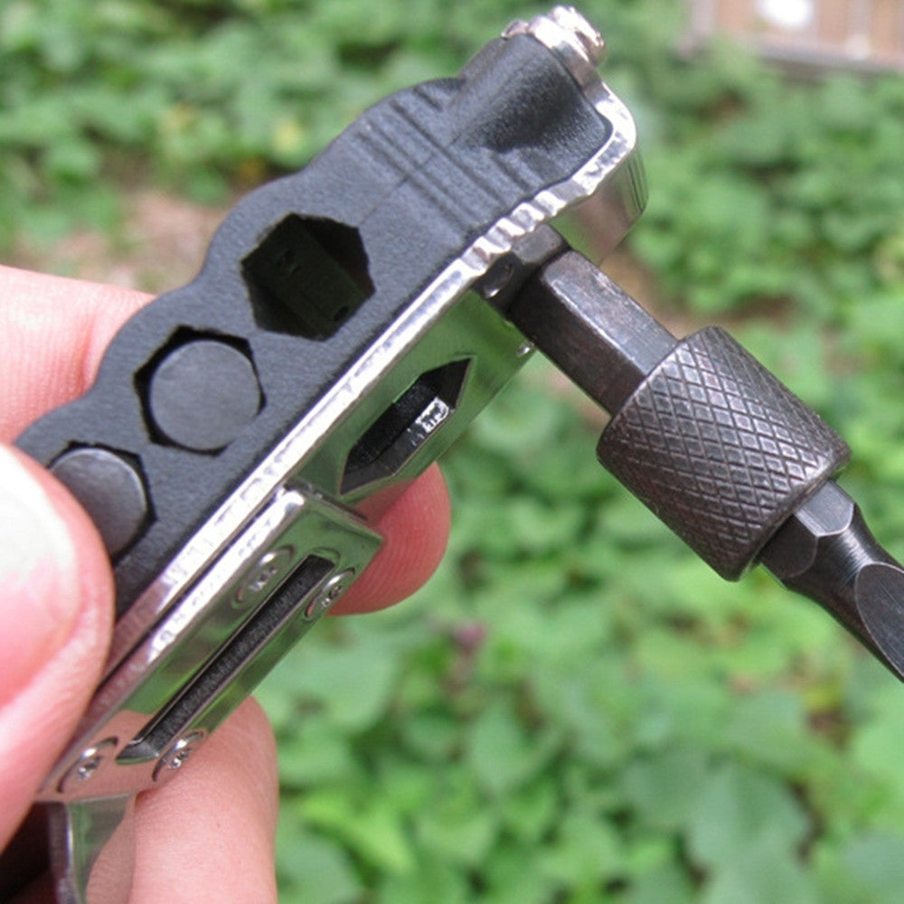 Keyring Multi-Tool with LED Light and Bottle Opener by HitMyNeed