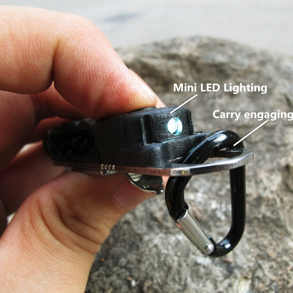 Keyring Multi-Tool with LED Light and Bottle Opener by HitMyNeed