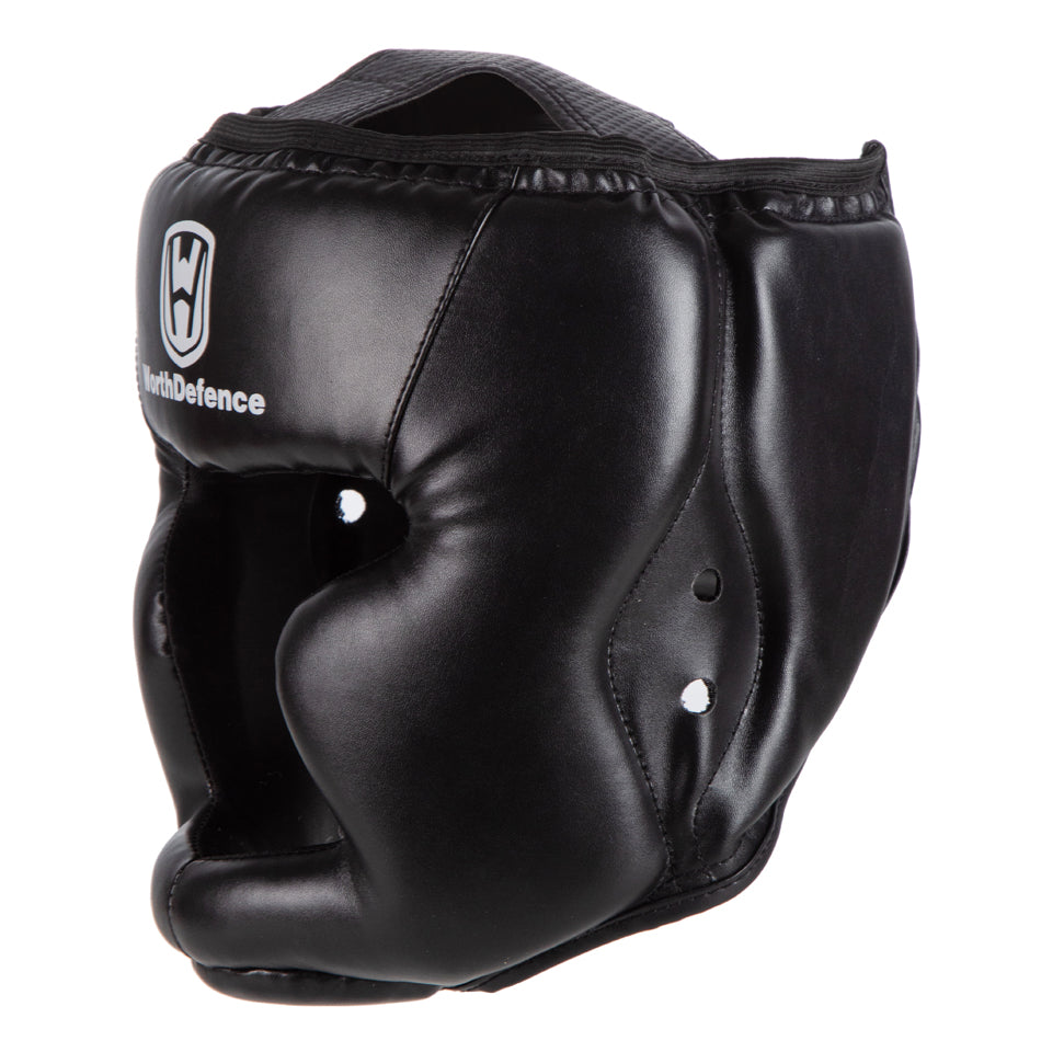 Kickboxing Head Guard for Adults and Children adults-black by HitMyNeed