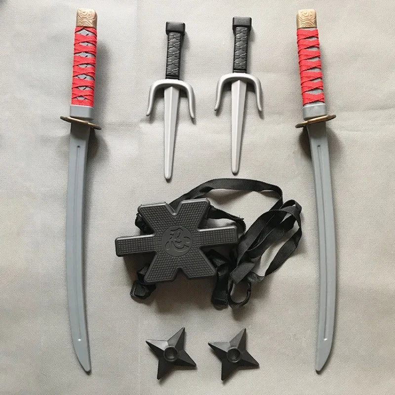 Kids 1:1 Ninja Samurai Toy Knife & Dagger Set by HitMyNeed