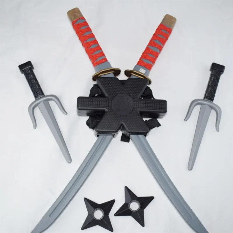 Kids 1:1 Ninja Samurai Toy Knife & Dagger Set by HitMyNeed