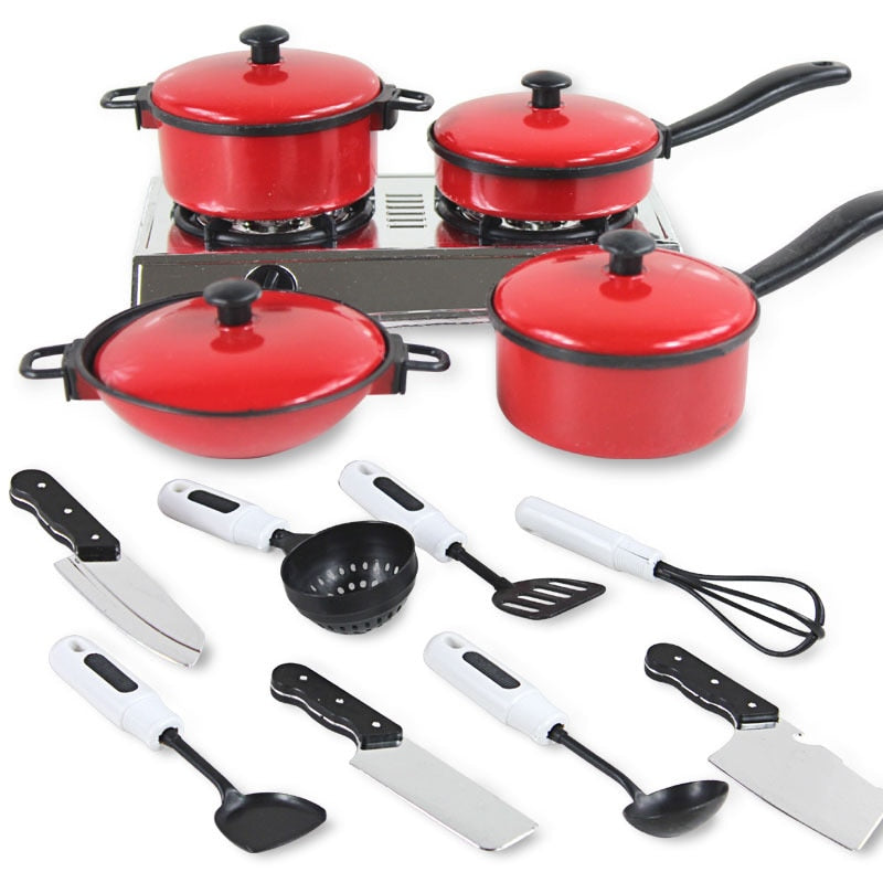 Kids 13-Piece Kitchen Toy Cooking Set by HitMyNeed
