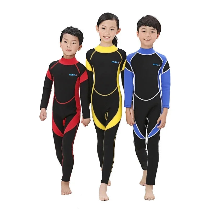Kids 2.5mm Neoprene Wetsuit One-Piece Rash Guard by HitMyNeed
