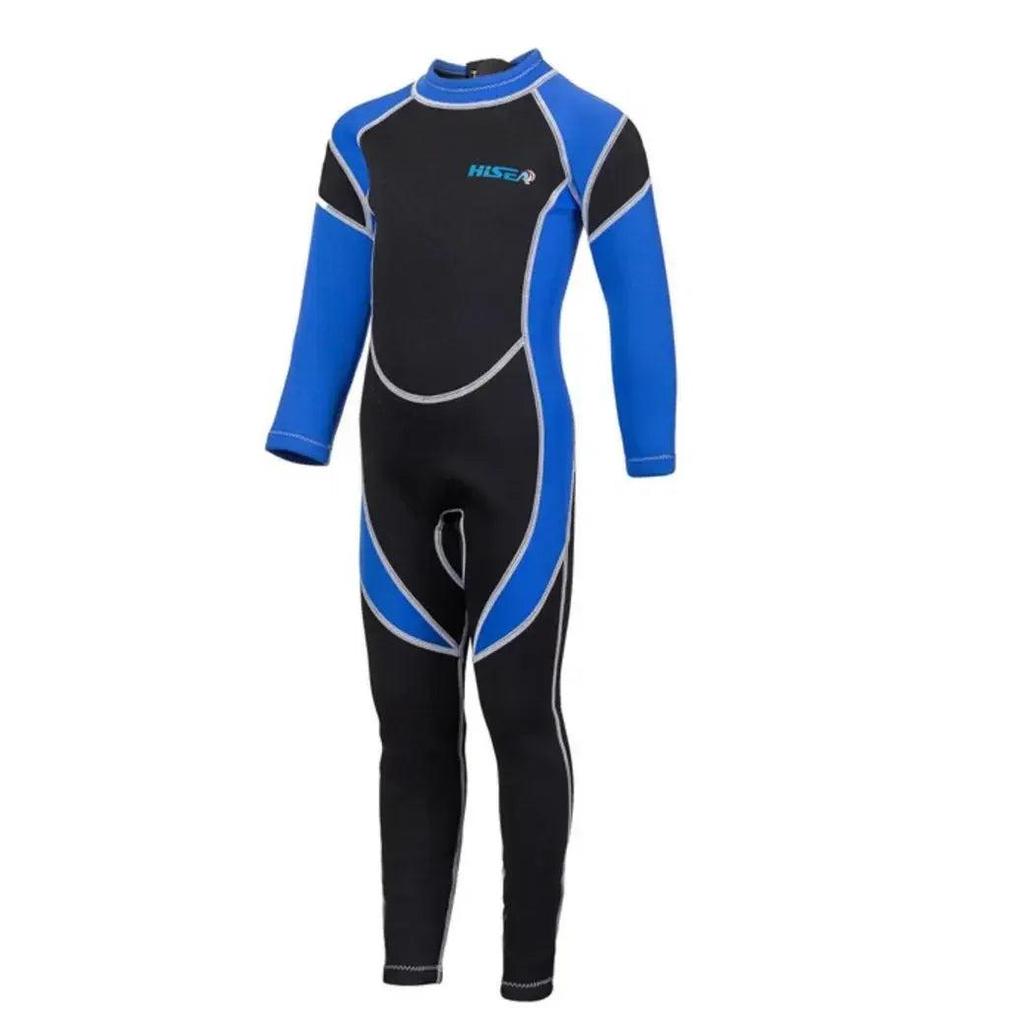 Kids 2.5mm Neoprene Wetsuit One-Piece Rash Guard blue 14.0 by HitMyNeed
