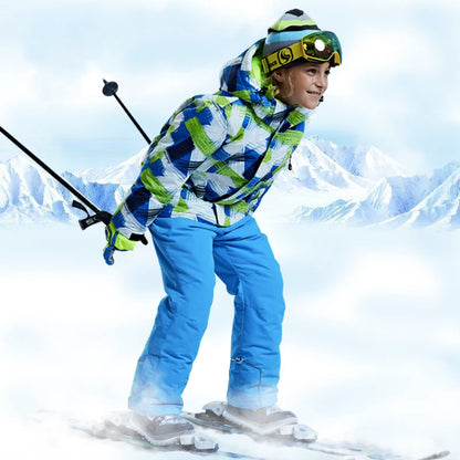 Kids -30°C Ski Jacket & Pants Set Waterproof by HitMyNeed