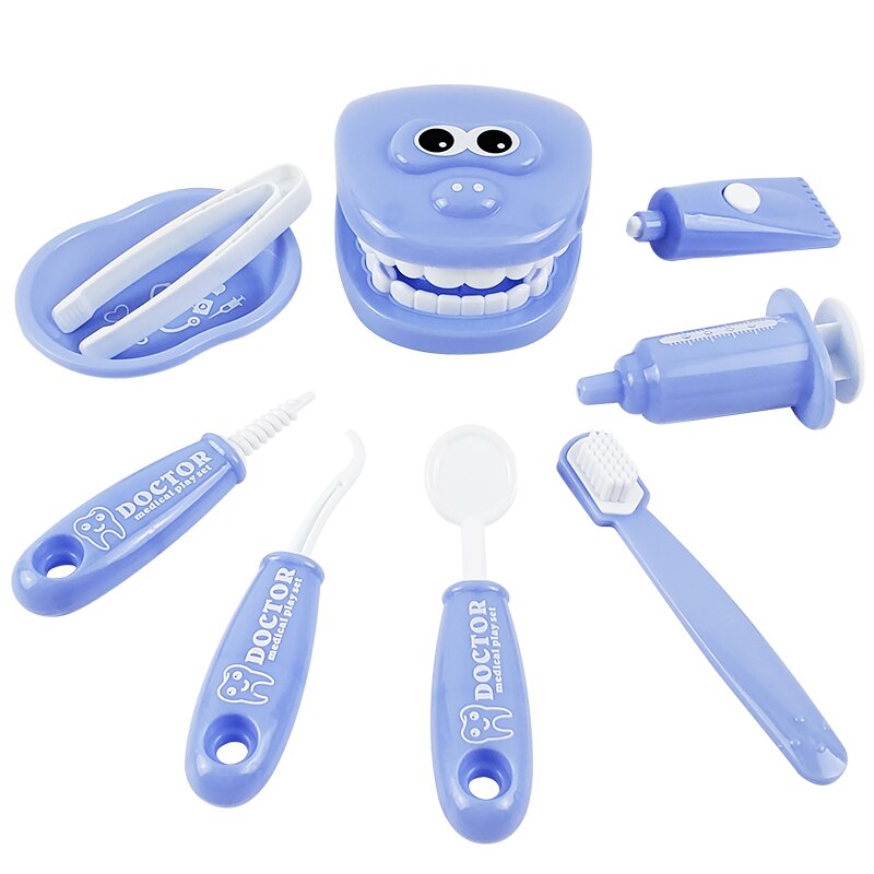 Kids 9-Piece Dentist Play Set Oral Care Role Play Kit by HitMyNeed
