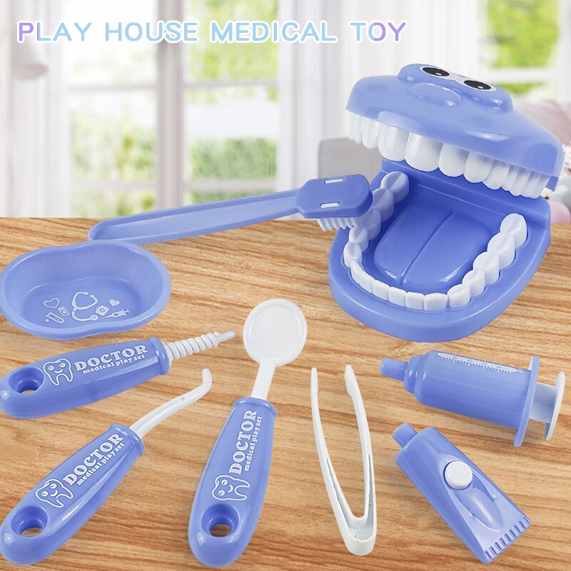 Kids 9-Piece Dentist Play Set Oral Care Role Play Kit by HitMyNeed