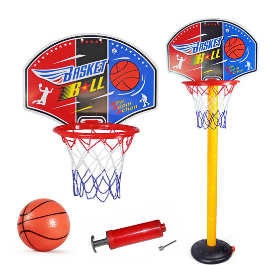 Kids Adjustable Basketball Hoop Stand with Ball by HitMyNeed