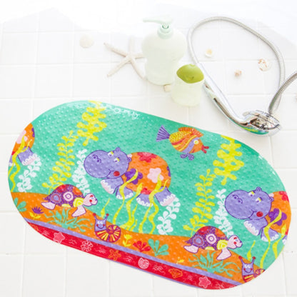 Kids Anti-Slip Bath Mat with Suction Cups by HitMyNeed
