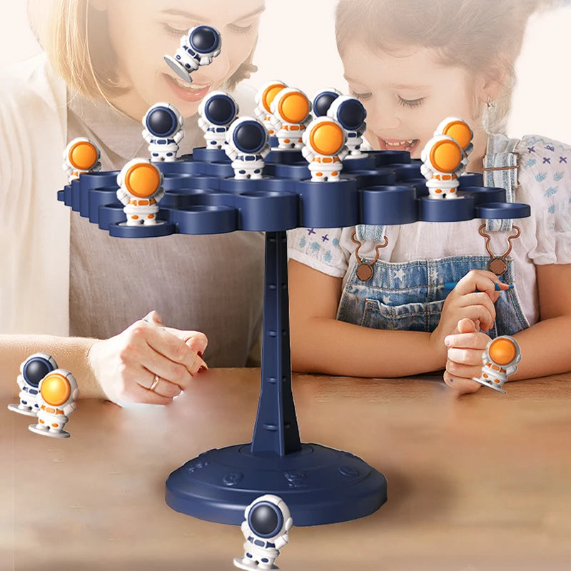 Kids Astronaut & Frog Balance Tree Board Game by HitMyNeed