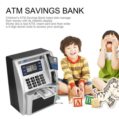 Kids ATM Piggy Bank with Card and Digital Display by HitMyNeed