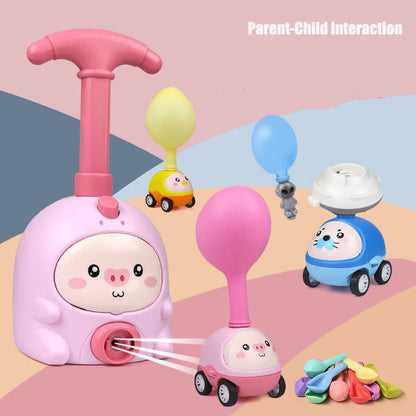 Kids Balloon Launcher Air Power Car & Tower Science Toy by HitMyNeed