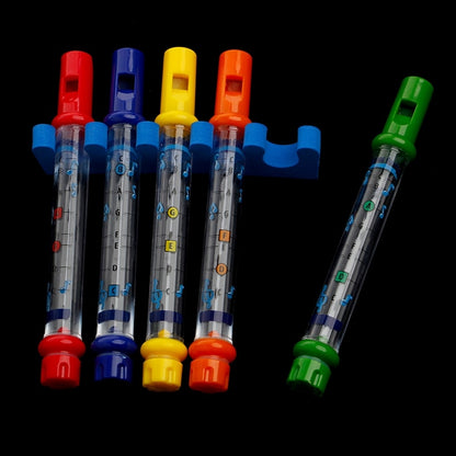 Kids Bath Flute Set with Holder and Music Sheet (5pcs) by HitMyNeed