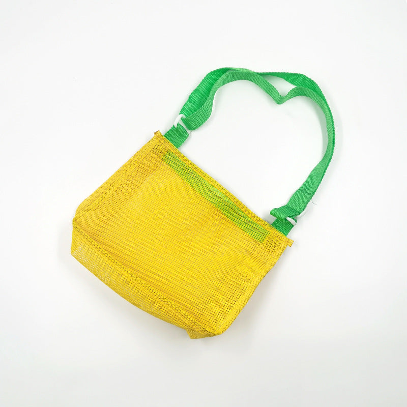 Kids Beach Mesh Bag for Shells, Toys and Snacks 10 by HitMyNeed