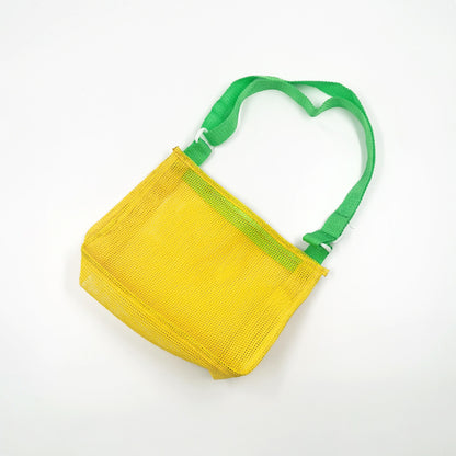 Kids Beach Mesh Bag for Shells, Toys and Snacks 10 by HitMyNeed