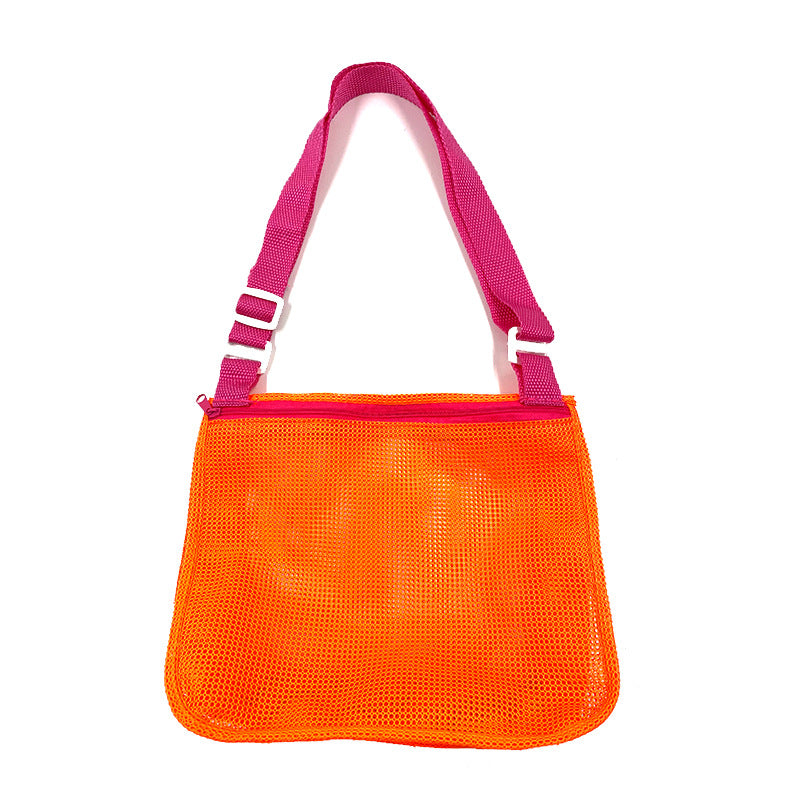 Kids Beach Mesh Bag for Shells, Toys and Snacks 16 by HitMyNeed